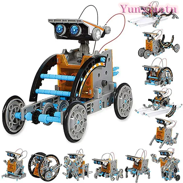 Kit de construção STEM de robô - Stem Solar Robot Kit For Kids avaliação e preço