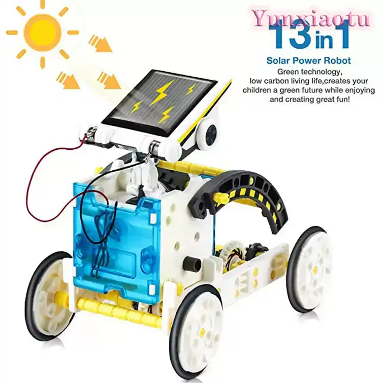 Kit de construção STEM de robô - Stem Solar Robot Kit For Kids avaliação e preço