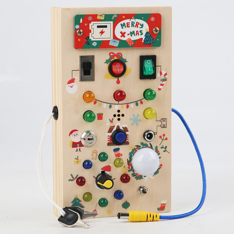 Brinquedo Educacional Inspirad - Montessori Wooden Busy Board Toddler avaliação e preço
