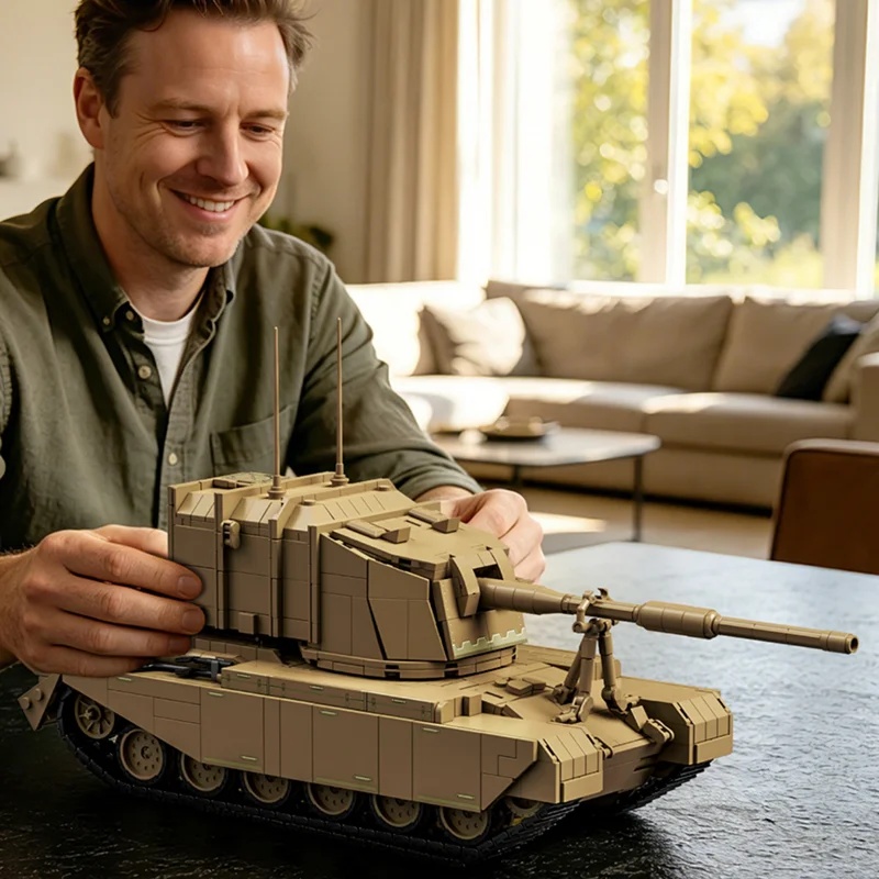 2080 peças Britânicas FV4005 C - Lego Compatible Military Tank avaliação e preço