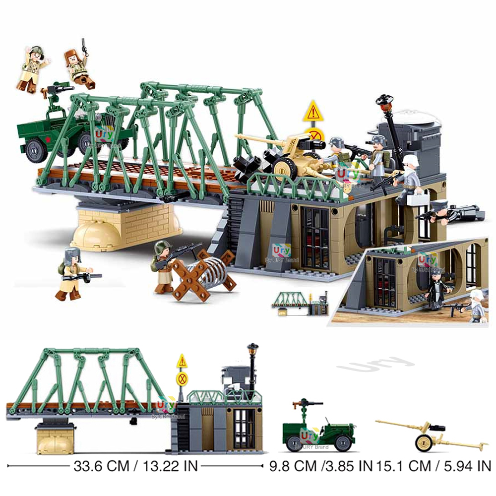 Sluban, Tanque Pesado Militar  - Lego Compatible Military Tank avaliação e preço