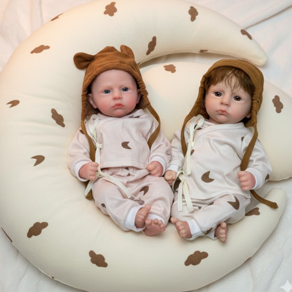 AnjoDoll 33CM Bonecos Reborn d - Reborn Baby Doll Silicone Realistic avaliação e preço